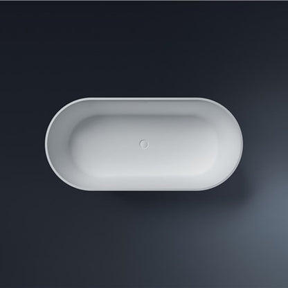 Vasca da bagno modello Clivia 170x80cm in solid surface bianco opaco by CeramicStore | Lo specialista del tuo bagno