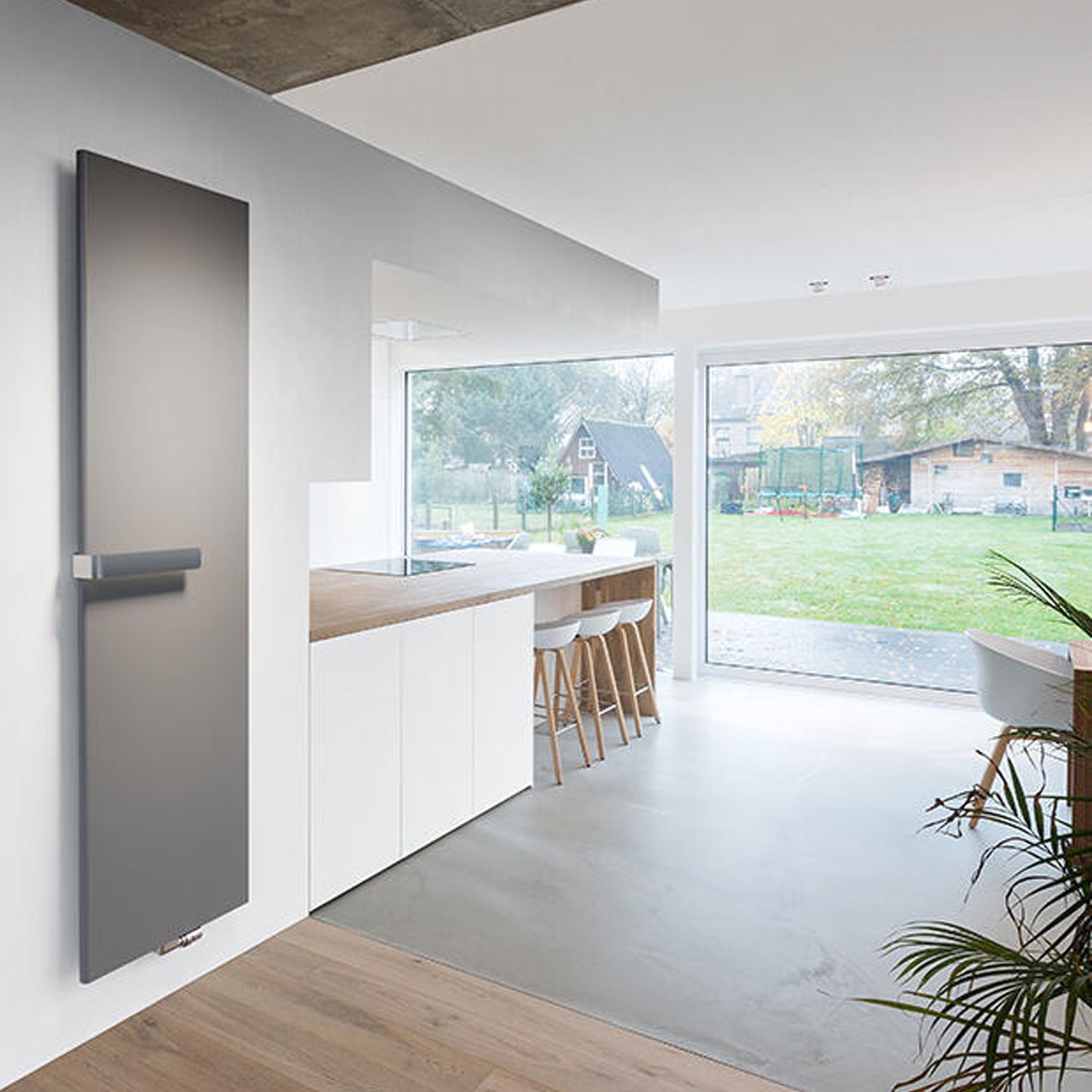 Termoarredo elettrico a piastra verticale modello E-Termocrea Smart bianco 1820x520 mm by CeramicStore | Lo specialista del tuo bagno