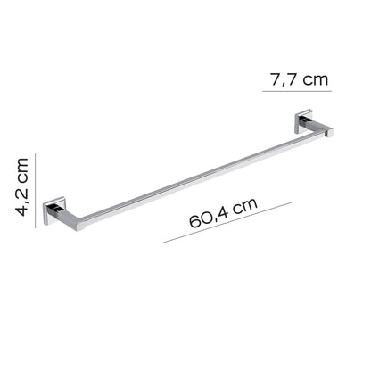 Portasalviette 60 cm in acciaio inox AISI 304 Colorado di Gedy - Cromato by CeramicStore | Lo specialista del tuo bagno
