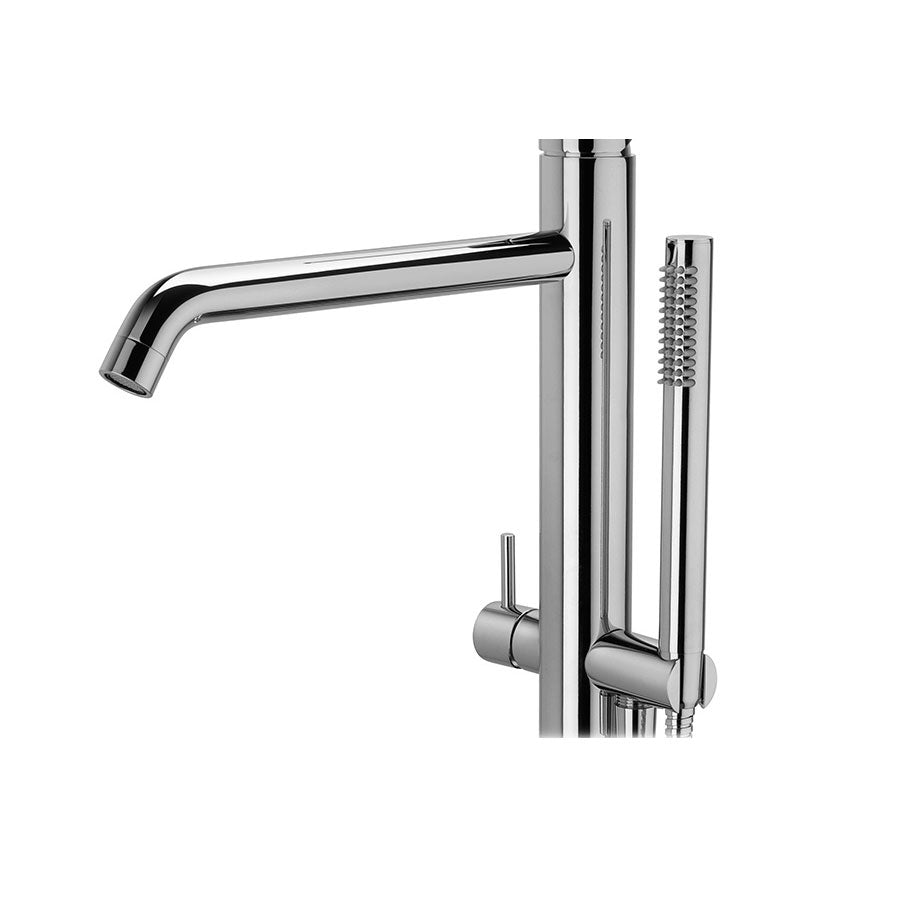 Miscelatore vasca- doccia a pavimento Paffoni Light LIG032CR by CeramicStore | Lo specialista del tuo bagno