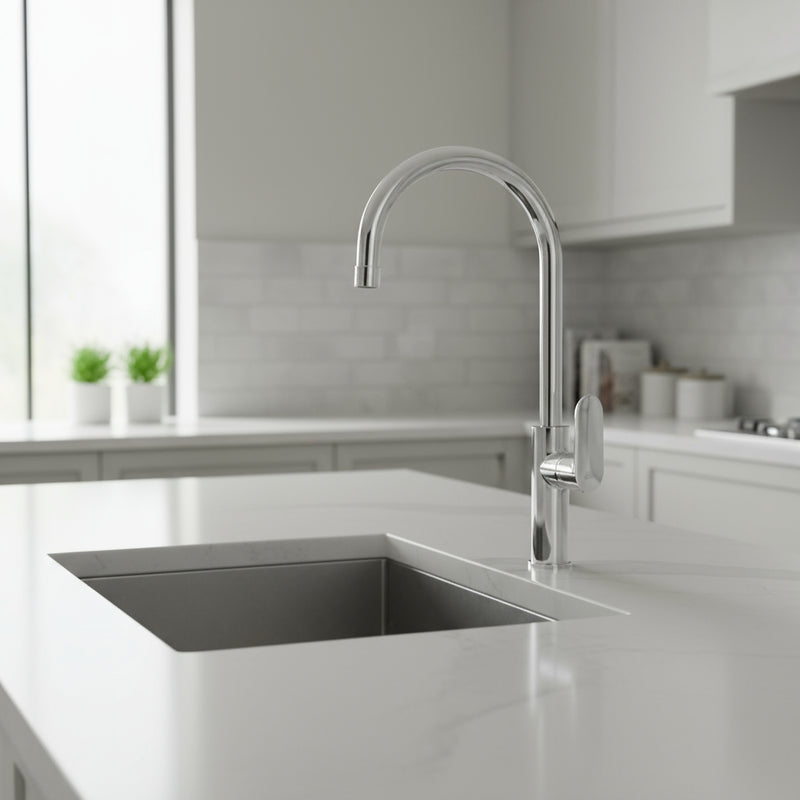 Miscelatore Cucina con canna alta orientabile Paffoni Candy CA180CR by CeramicStore | Lo specialista del tuo bagno
