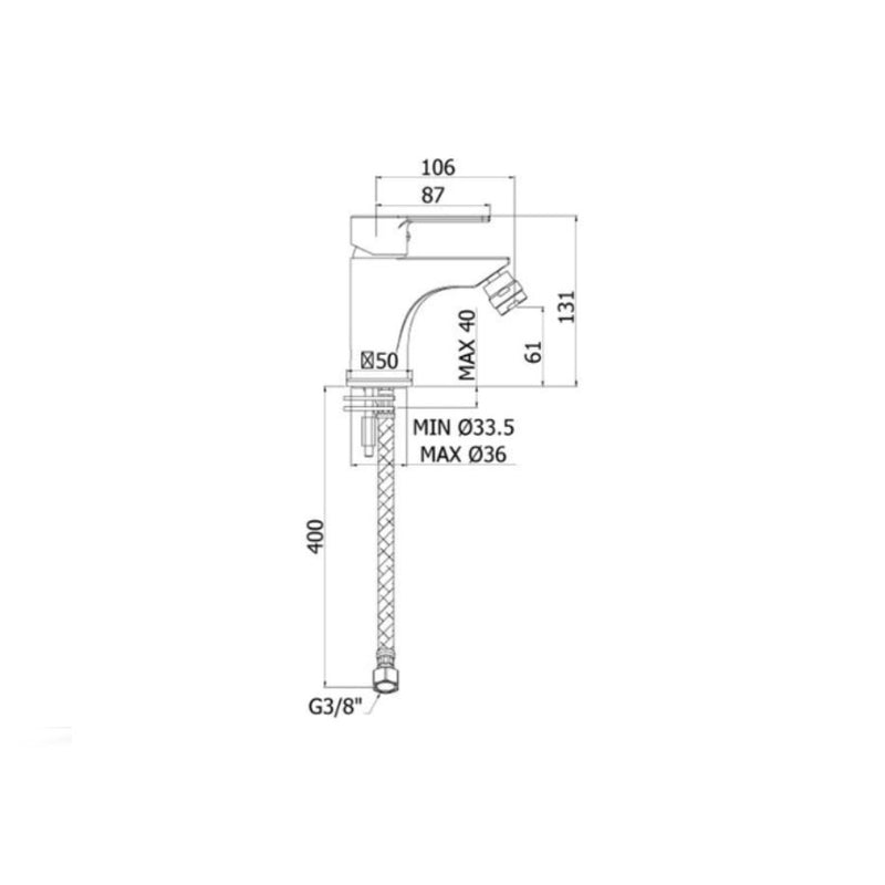 Miscelatore bidet senza scarico Paffoni Red finitura cromata by CeramicStore | Lo specialista del tuo bagno