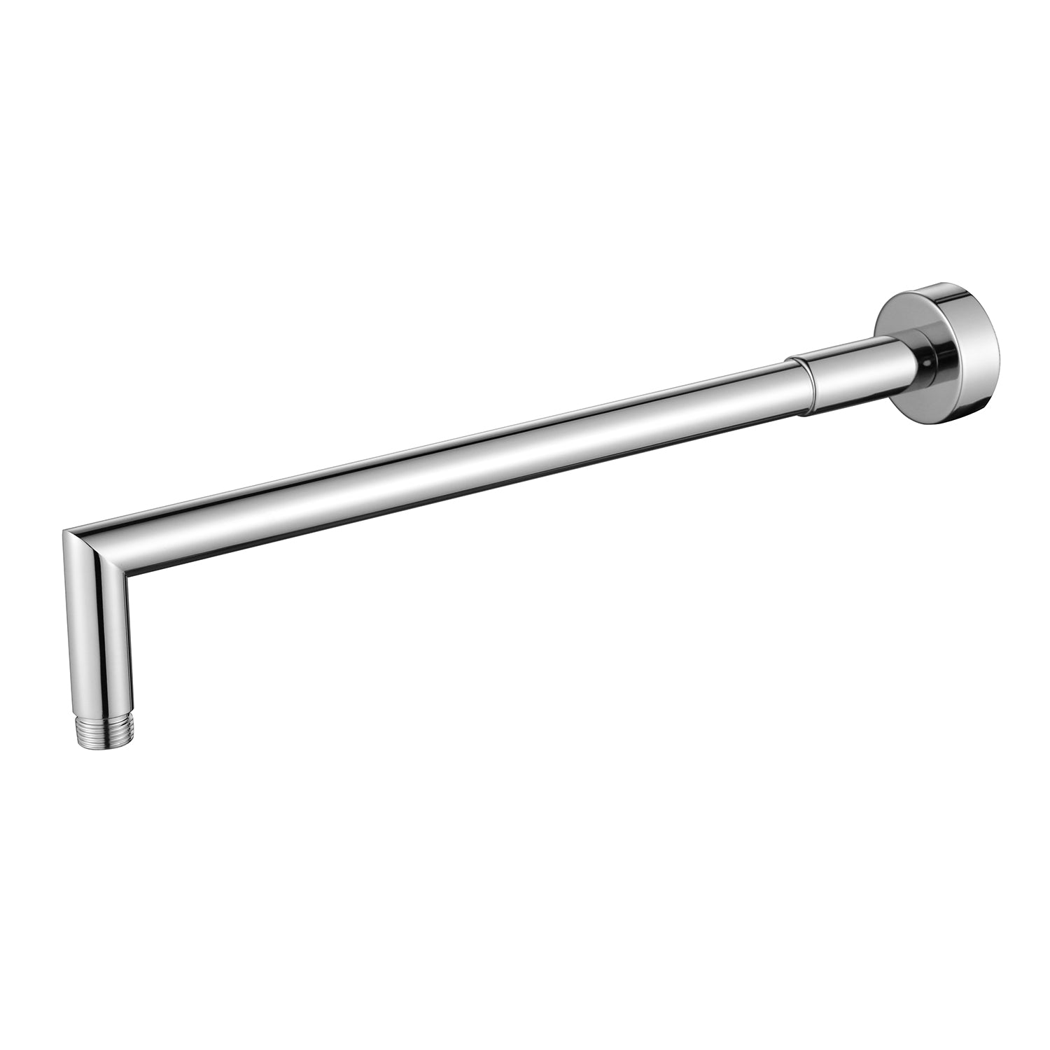 Braccio doccia di forma tonda lungo 39 cm in ottone cromato lucido by CeramicStore | Lo specialista del tuo bagno