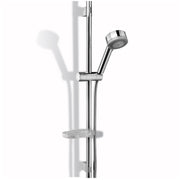 Saliscendi doccia Paffoni con asta in metallo ZSAL110 e doccetta tonda 3 getti by CeramicStore | Lo specialista del tuo bagno