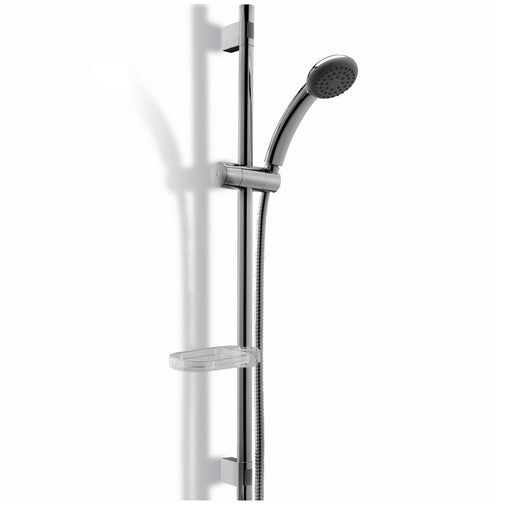 Saliscendi doccia Paffoni con asta in metallo modello Trieste con doccetta monogetto by CeramicStore | Lo specialista del tuo bagno