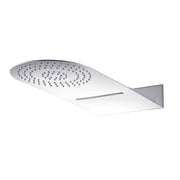 Composizione doccia con soffione 50x22 con cascata con set duplex e miscelatore termostatico by CeramicStore | Lo specialista del tuo bagno