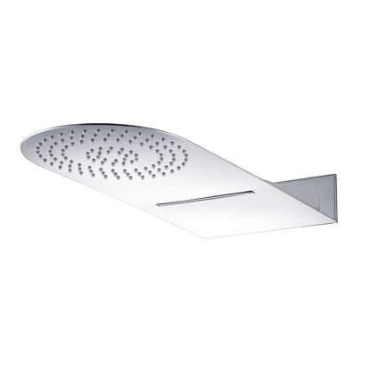 Composizione doccia con soffione 50x22 con cascata con set duplex e miscelatore termostatico by CeramicStore | Lo specialista del tuo bagno