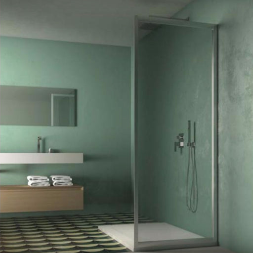 Pannello fisso da cm 80 per box doccia Smart in cristallo temperato trasparente 6 mm by CeramicStore | Lo specialista del tuo bagno