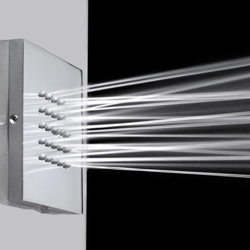 Soffione laterale quadrato per doccia Wellness Bossini Cubic Flat con ugelli anticalcare by CeramicStore | Lo specialista del tuo bagno