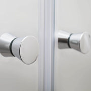 Porta doccia per nicchia da 90 cm apertura saloon in cristallo trasparente da 6 mm by CeramicStore | Lo specialista del tuo bagno