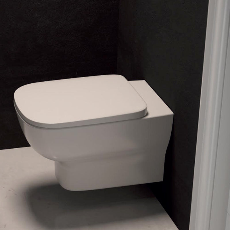 Sanitari sospesi Ideal Standard Esedra Wc + bidet + sedile slim chiusura rallentata