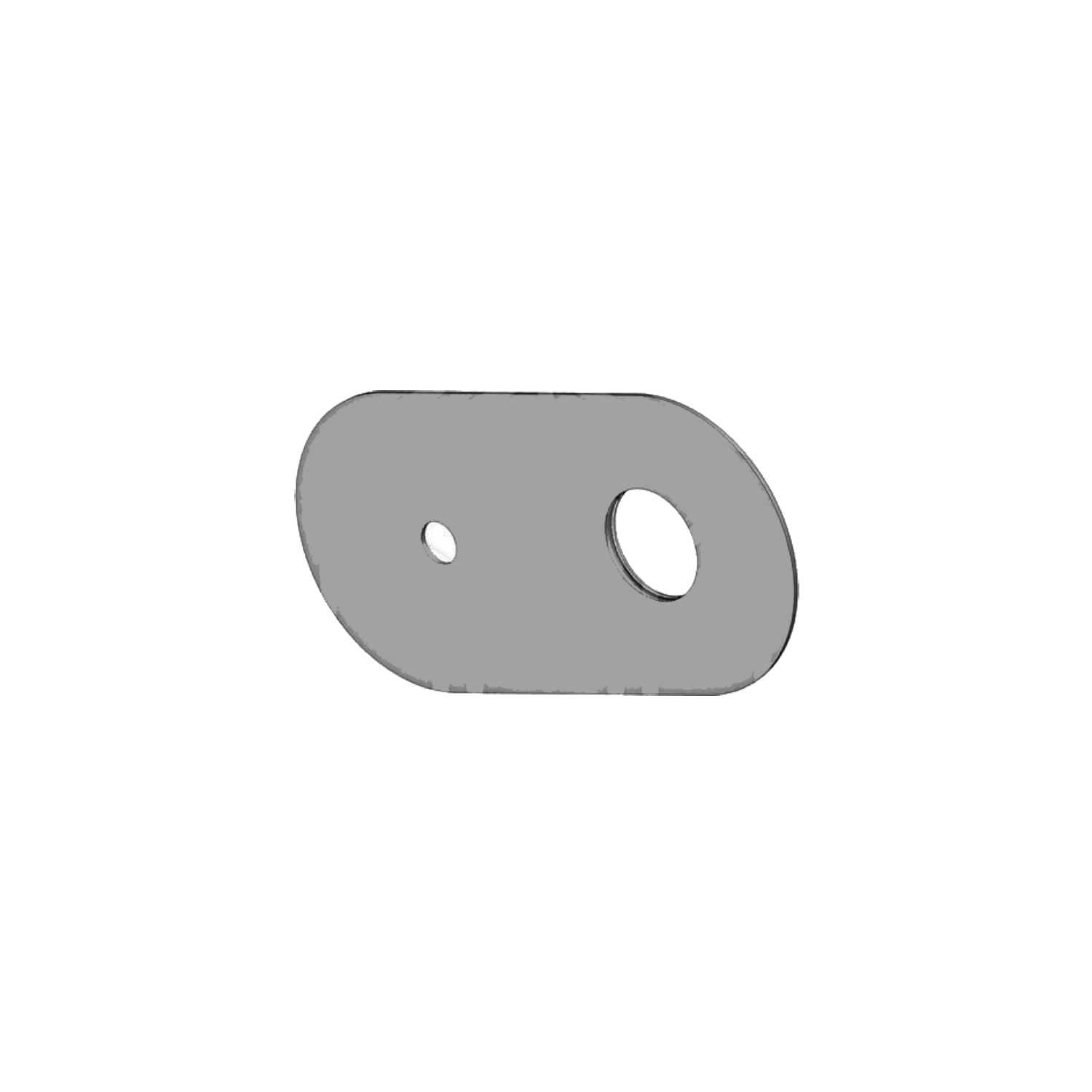 Piastra inox 2 fori codice ZPIA112CR Cromo Paffoni by CeramicStore | Lo specialista del tuo bagno