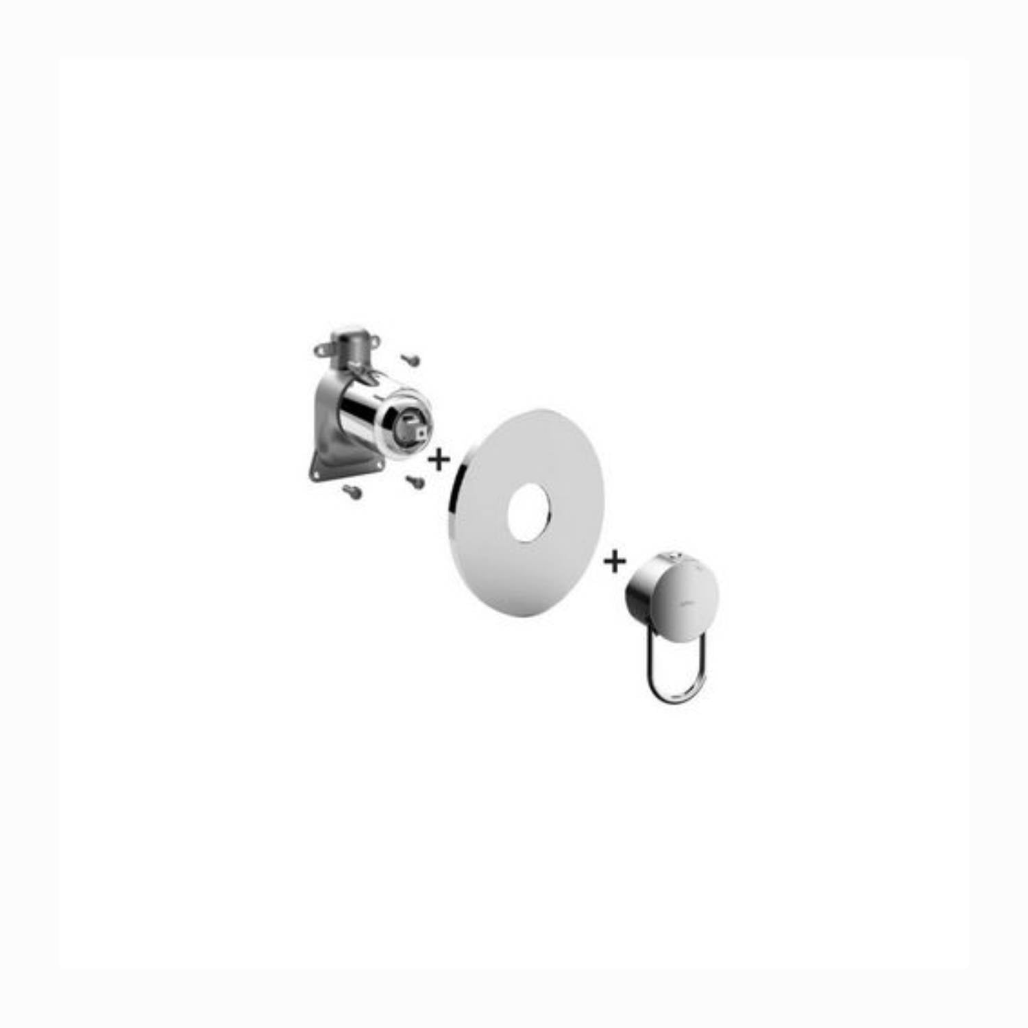 Miscelatore incasso PBOX 010 piastra abs serie Joker Paffoni by CeramicStore | Lo specialista del tuo bagno