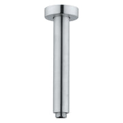 Braccio doccia a soffitto lungo 20 cm in acciaio inox 316L effetto spazzolato by CeramicStore | Lo specialista del tuo bagno