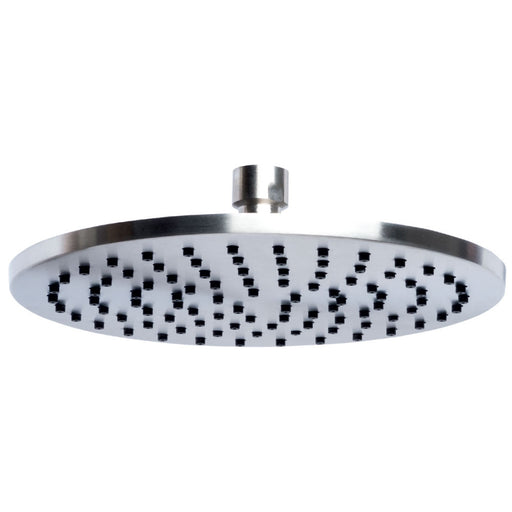 Soffione doccia tondo diametro 20 cm in acciaio inox 316L ispezionabile con ugelli anticalcare