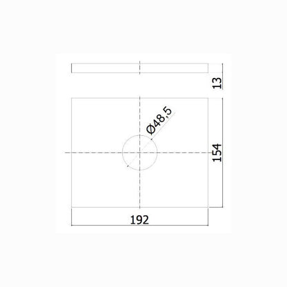 Miscelatore incasso PBOX 010 codice LESBOX010CR piastra ABS serie Level Cromo Paffoni by CeramicStore | Lo specialista del tuo bagno