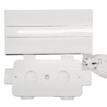 Placca comando bianco Elite con accessori per cassetta Kariba Eurogarda by CeramicStore | Lo specialista del tuo bagno