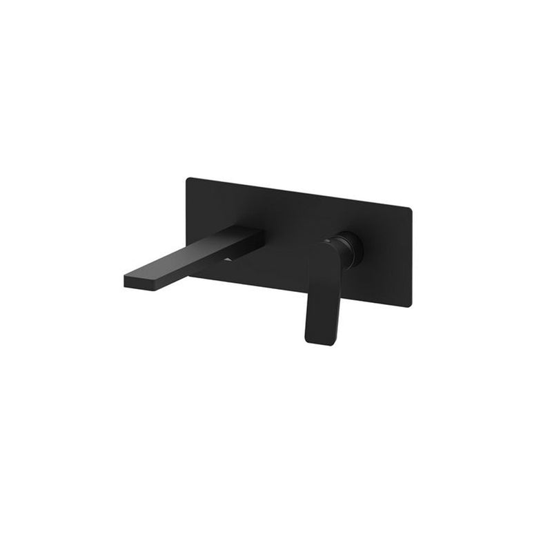 Miscelatore incasso lavabo Paffoni serie Tilt - l. 200 mm - Nero Opaco