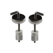 Sedile wc in termoindurente per vaso Scala serie Tanga con cerniere regolabili normal close