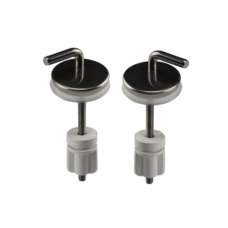 Sedile wc in termoindurente per vaso Scala serie Tanga con cerniere regolabili normal close