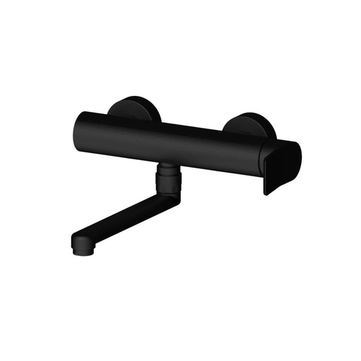 Miscelatore lavello a muro Paffoni serie Tilt - Nero Opaco by CeramicStore | Lo specialista del tuo bagno