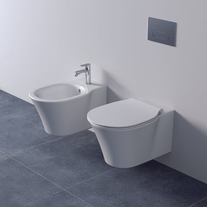 Bidet sospeso Ideal Standard Connect Air con kit fissaggio