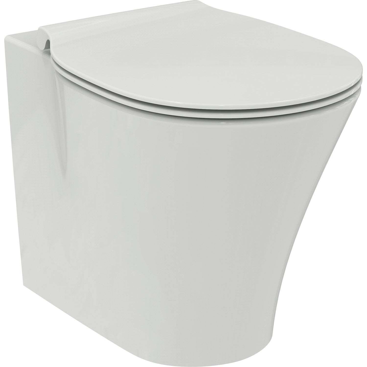 Vaso filomuro Ideal Standard Connect Air con sedile a chiusura tradizionale