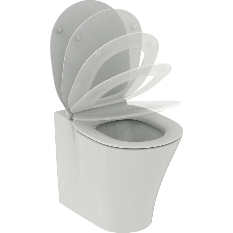Vaso filomuro Ideal Standard Connect Air con sedile a chiusura SoftClose