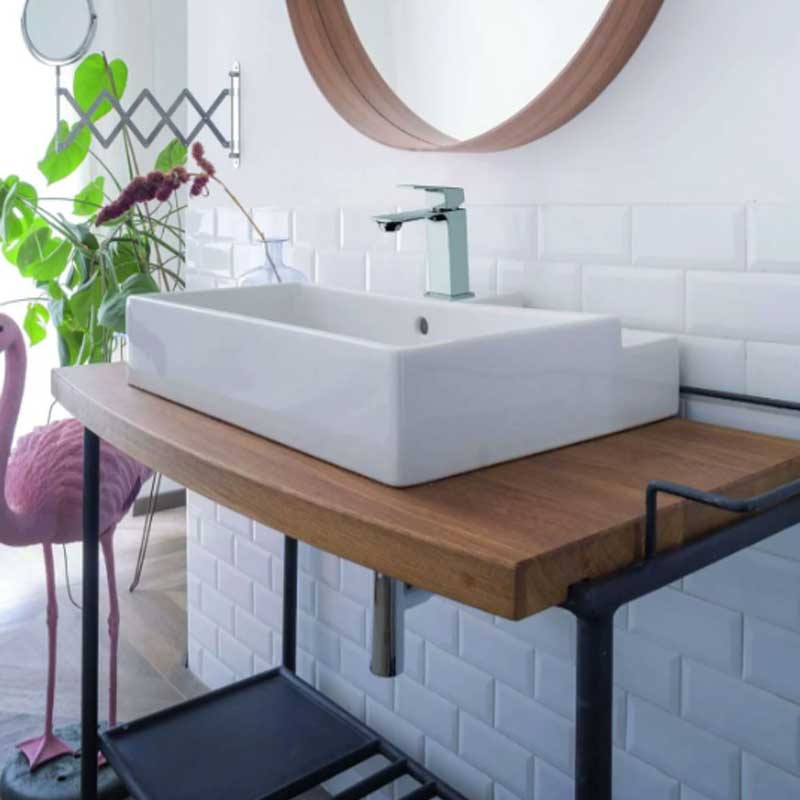 Miscelatore monocomando lavabo con scarico clic clac cromato lucido collezione BLADE di Mamoli Rubinetterie by CeramicStore | Lo specialista del tuo bagno