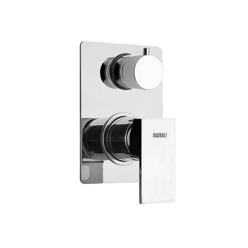 Miscelatore Doccia incasso con Deviatore a 2 vie in ottone Cromato collezione Blade di Mamoli Rubinetterie by CeramicStore | Lo specialista del tuo bagno