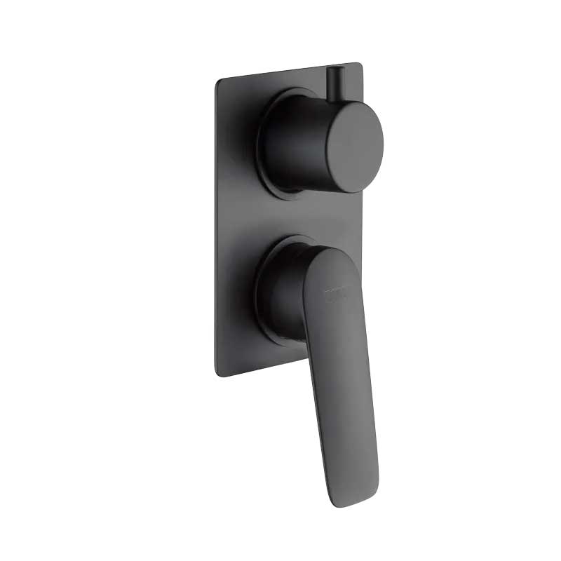 Miscelatore Doccia incasso con Deviatore finitura Nero Opaco collezione Penelope di Mamoli Rubinetterie by CeramicStore | Lo specialista del tuo bagno