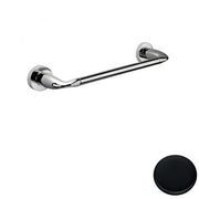 Porta salviette cm 46 Nero Opaco Colombo Design collezione Basic Con fissaggio a tassello e ad incollo con kit opzionale by CeramicStore | Lo specialista del tuo bagno