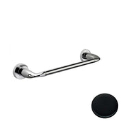 Porta salviette cm 64 Nero Opaco Colombo Design collezione Basic Con fissaggio a tassello e ad incollo con kit opzionale by CeramicStore | Lo specialista del tuo bagno