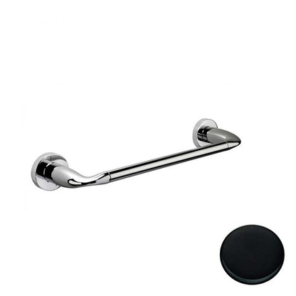 Porta salviette cm 64 Nero Opaco Colombo Design collezione Basic Con fissaggio a tassello e ad incollo con kit opzionale by CeramicStore | Lo specialista del tuo bagno