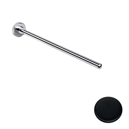 Porta salviette fisso cm 34 Nero Opaco Colombo Design collezione Basic Con fissaggio a tassello e ad incollo con kit opzionale by CeramicStore | Lo specialista del tuo bagno
