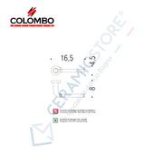 Portarotolo Nero Opaco Colombo Design collezione Basic Con fissaggio a tassello e ad incollo con kit opzionale