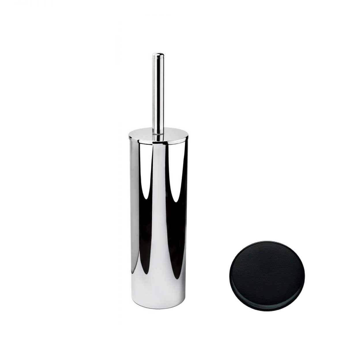 Porta scopino da appoggio Nero Opaco Colombo Design collezione Basic Con fissaggio a tassello e ad incollo con kit opzionale by CeramicStore | Lo specialista del tuo bagno
