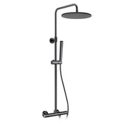 Colonna doccia con soffione ultrapiatto serie 'Round à¨lite' by GME - Titanio by CeramicStore | Lo specialista del tuo bagno