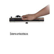 Colonna doccia con soffione ultrapiatto serie 'Round à¨lite' by GME - Titanio by CeramicStore | Lo specialista del tuo bagno