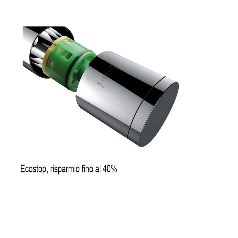 Colonna doccia con soffione ultrapiatto serie 'Round à¨lite' by GME - Titanio by CeramicStore | Lo specialista del tuo bagno