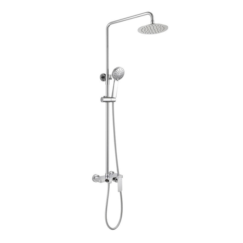 Colonna doccia con soffione ultrapiatto serie 'Cassio' by GME - Cromata by CeramicStore | Lo specialista del tuo bagno