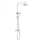 Colonna doccia della serie 'Cassio' by GME - Bianca/Cromo by CeramicStore | Lo specialista del tuo bagno