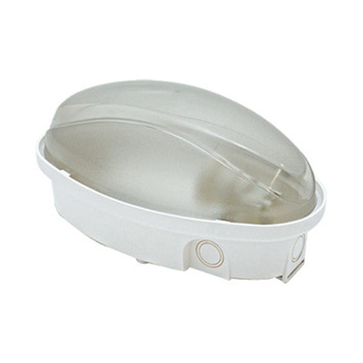 Plafoniera ovale in materiale termoplastico - Bianco by CeramicStore | Lo specialista del tuo bagno