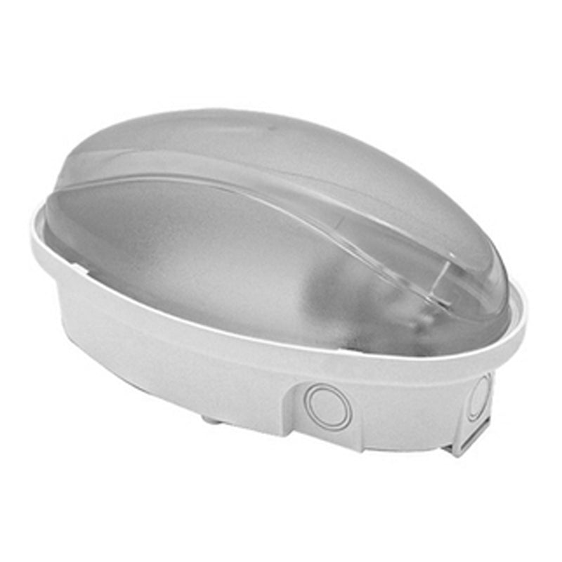 Plafoniera Led ovale in materiale termoplastico - Bianco by CeramicStore | Lo specialista del tuo bagno