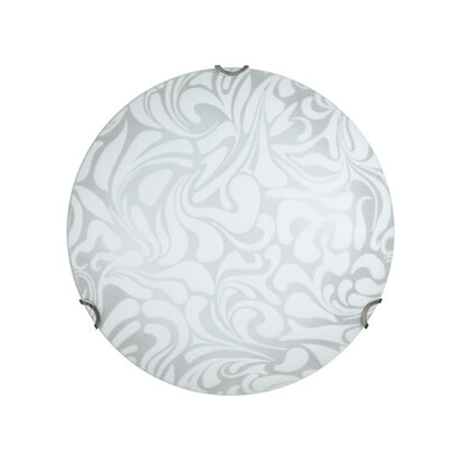 Plafoniera Daniel 30 in metallo - Bianco/Cromo by CeramicStore | Lo specialista del tuo bagno