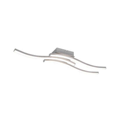 Plafoniera Led Route a 3 luci in Acciaio satinato by CeramicStore | Lo specialista del tuo bagno