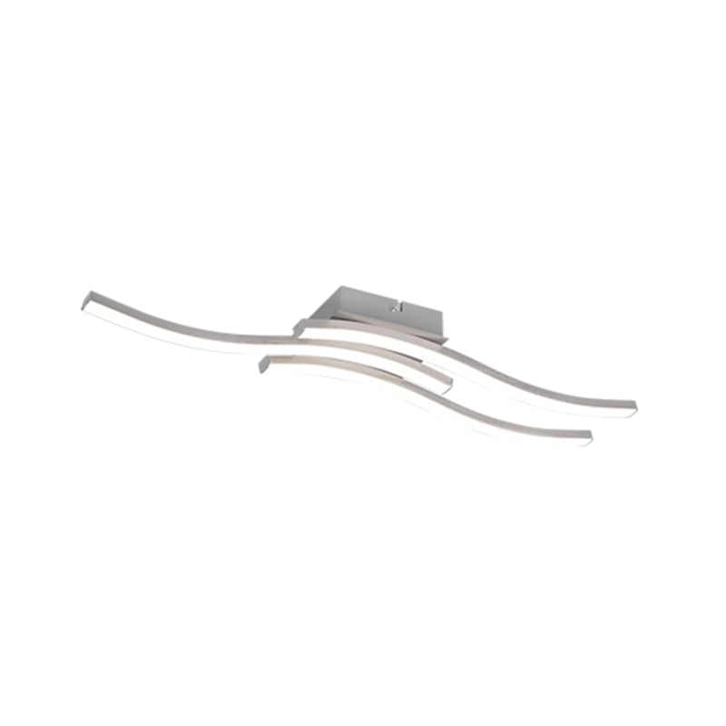 Plafoniera Led Route a 3 luci in Acciaio satinato by CeramicStore | Lo specialista del tuo bagno