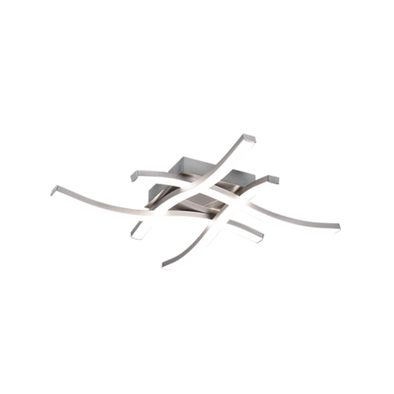 Plafoniera Led Route a 4 luci in Acciaio satinato by CeramicStore | Lo specialista del tuo bagno
