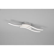 Plafoniera Led Route a 3 luci in Acciaio satinato by CeramicStore | Lo specialista del tuo bagno
