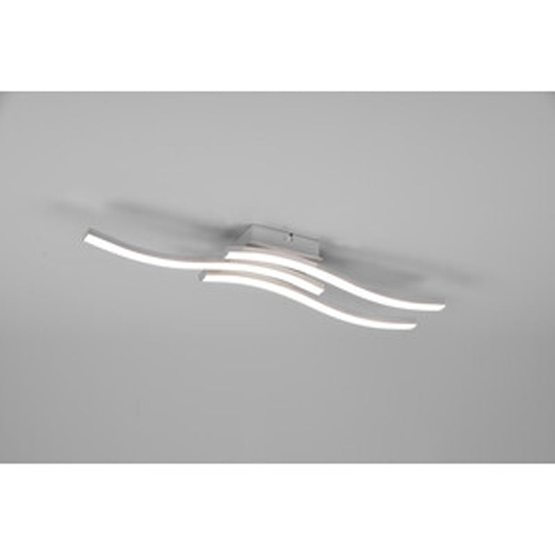Plafoniera Led Route a 3 luci in Acciaio satinato by CeramicStore | Lo specialista del tuo bagno